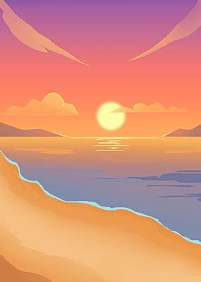 Sunset Cartoon Background Images, HD Pictures and Wallpaper For Free Download | Pngtree