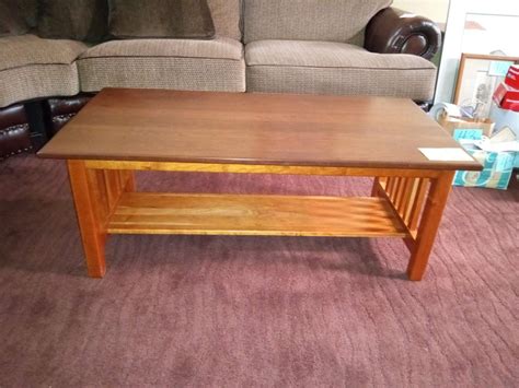 MISSION STYLE COFFEE TABLE | EstateSales.org