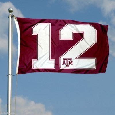 Texas A&M Aggies 12th Man Flag | 12th man flag, Texas a&m, Aggies