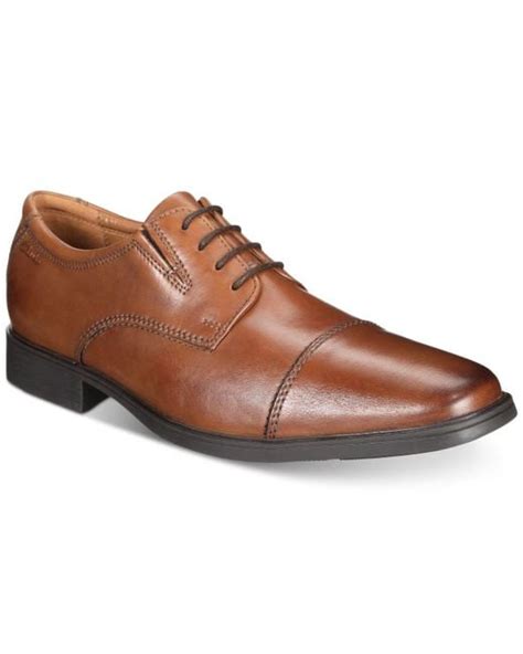 Clarks Men's Tilden Cap Toe Dress Shoes in Brown for Men | Lyst