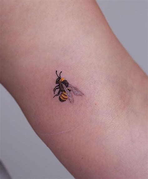 Realistic Bee Tattoo