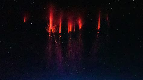 What are these incredible red lights in the sky?