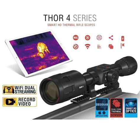 ATN ThOR 4 1.25-5x HD Thermal Rifle Scope - Black | Sportsman's Warehouse