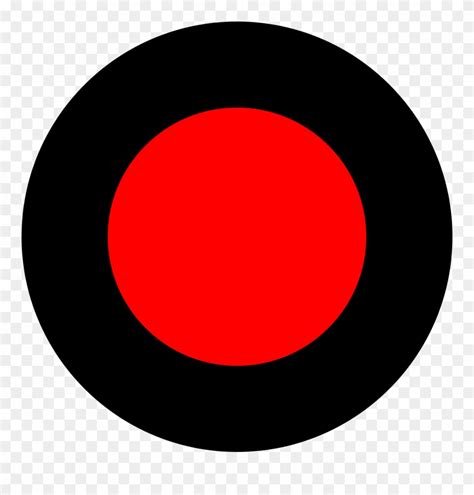 Download Red Recording Dot Png Black And White Download - Circle ...