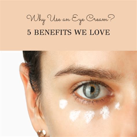 Why Use an Eye Cream? Our Top 5 Benefits – Claribelskincare.com