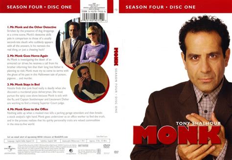 Monk Season 4 Disc 1 - TV DVD Scanned Covers - Monk Season 4 Disc 1 f :: DVD Covers