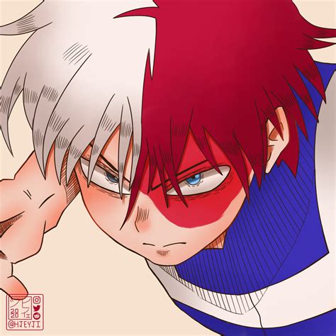 Shoto Todoroki fan art! By me : r/BokuNoHeroAcademia