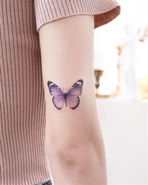 Haneul no Instagram: “𝒫𝓊𝓇𝓅𝓁𝑒 𝒷𝓊𝓉𝓉𝑒𝓇𝒻𝓁𝓎 - @artist.haneul #butterflytat ...