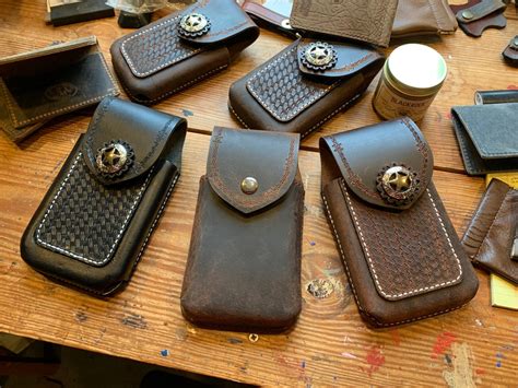 Leather Phone Case, Iphone, Galaxy, Belt Clip and Belt Loop, Buffalo ...