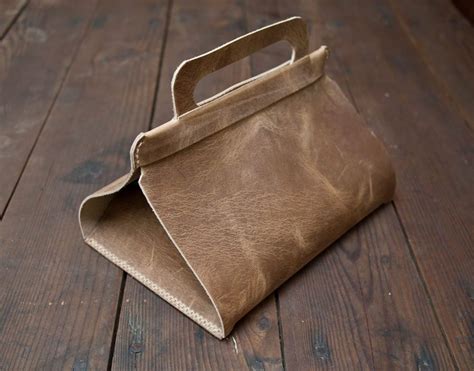 Leather Lunch Tote