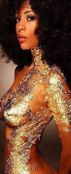 Pin by Christina Isaacs on Gold group shot | Body painting, Gold fashion, Golden girl