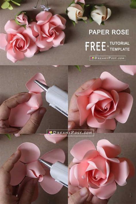 How To Make Paper Roses Step By Step With Pictures