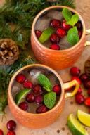 Cranberry Moscow Mule - Dinner at the Zoo