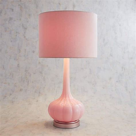 Pier 1 Imports Oversized Pink Ceramic Table Lamp with Velvet Shade | Table lamp, Lamp, Ceramic ...