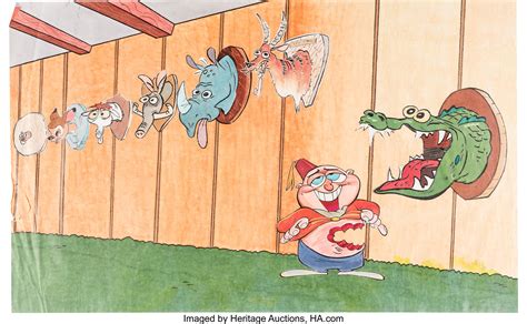 The Ren & Stimpy Show George Liquor Illustration by John Kricfalusi | Lot #17177 | Heritage Auctions