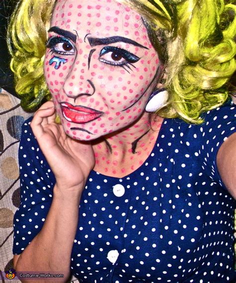 Roy Lichtenstein Pop Art Comic Book Queen Costume