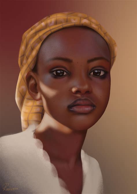 Portrait study with the main focus on skin shading : DigitalArt