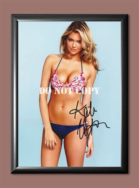 Kate Upton Signed Autographed Photo Poster A2 16.5x23.4"" MO1907A2