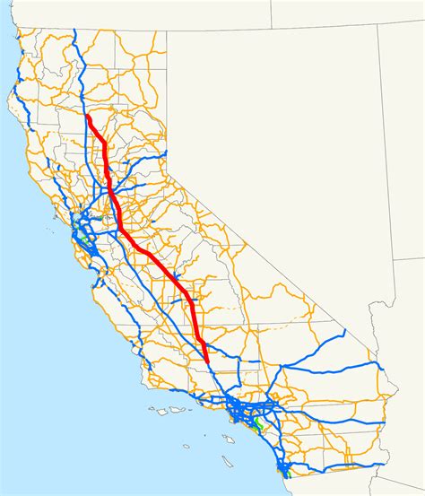 California State Route 99 - Wikipedia - Highway 41 California Map ...