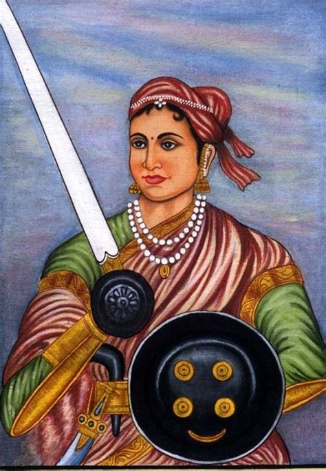 Rani Laxmibai [Water Color Painting on Cotton Canvas] - $52.00 | Freedom fighters of india ...