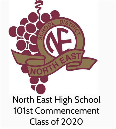 Video: North East High School - Commencement - Class of 2020 @ 8 PM! | North East School District