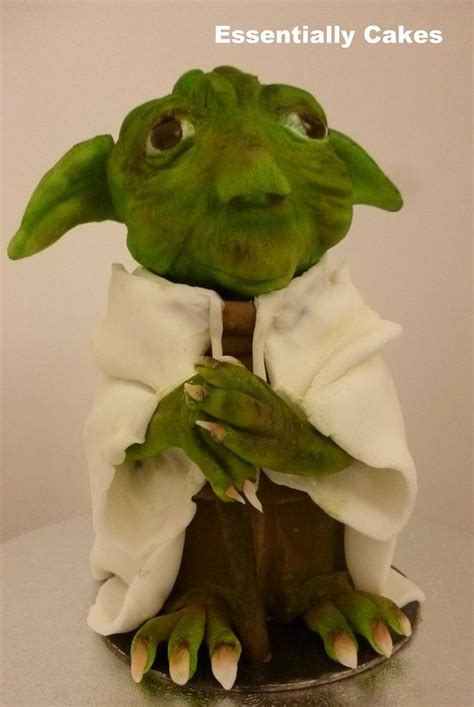 Yoda - Decorated Cake by Essentially Cakes - CakesDecor