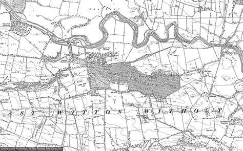 Old Maps of Jervaulx Abbey, Yorkshire - Francis Frith