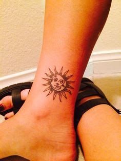 Sun moon tattoo Tribal Tattoos, Tattoos Skull, Dainty Tattoos, Ankle Tattoos, Pretty Tattoos ...