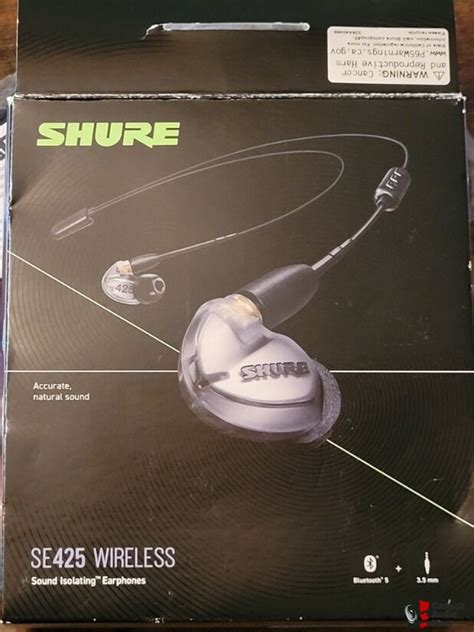 Shure SE425 wireless Earphones Photo #4519722 - Canuck Audio Mart