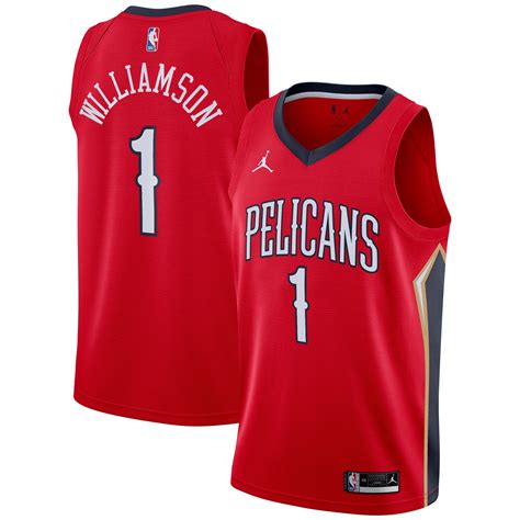 New Orleans Pelicans Jordan Statement Swingman Jersey - Zion Williamson - Mens