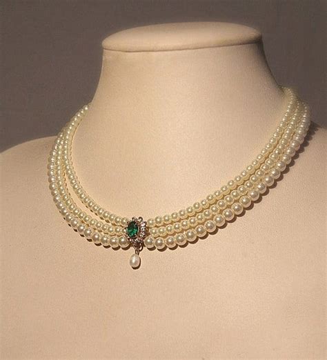 Bridal Necklace Genuine Emerald Stone Green Emerald Bridal - Etsy | Necklace, Beaded necklace ...