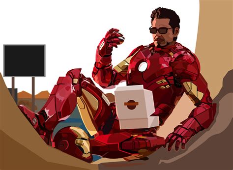 Iron Man Illustration by Balajee NB on Dribbble