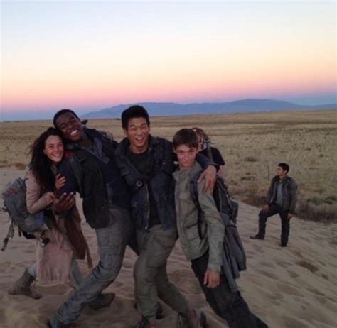 Kaya's insta - Behind the scenes - The Maze Runner Photo (38585436 ...