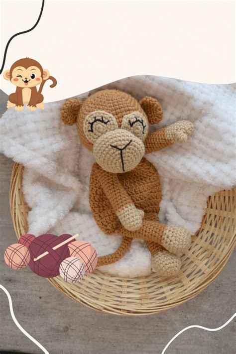 Crochet this monkey for free. This free pattern is easy to follow ...