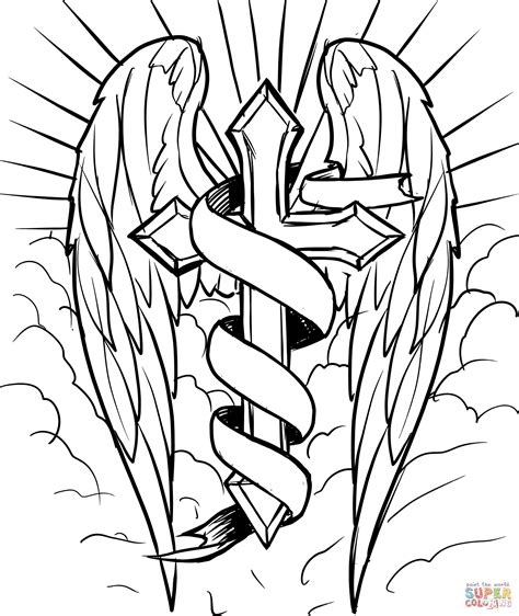 Cross Coloring Pages To Print at GetColorings.com | Free printable colorings pages to print and ...