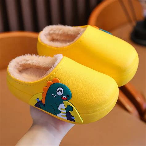 Winter Kids Cartoon Waterproof Non-slip Slippers – Coze Anywhere