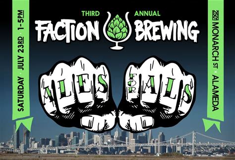 Third Annual Ales for ALS Beer Festival Tomorrow at Faction Brewing in Alameda | East Bay ...