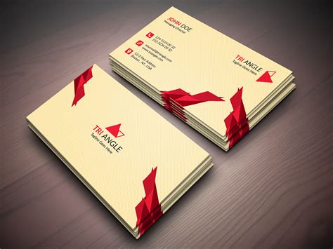 Artistic Business Card Template on Behance