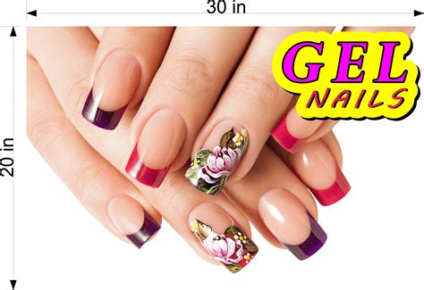 Gel 08 Photo-Realistic Paper Poster Salon Horizontal | NAILSIGNS.com ...