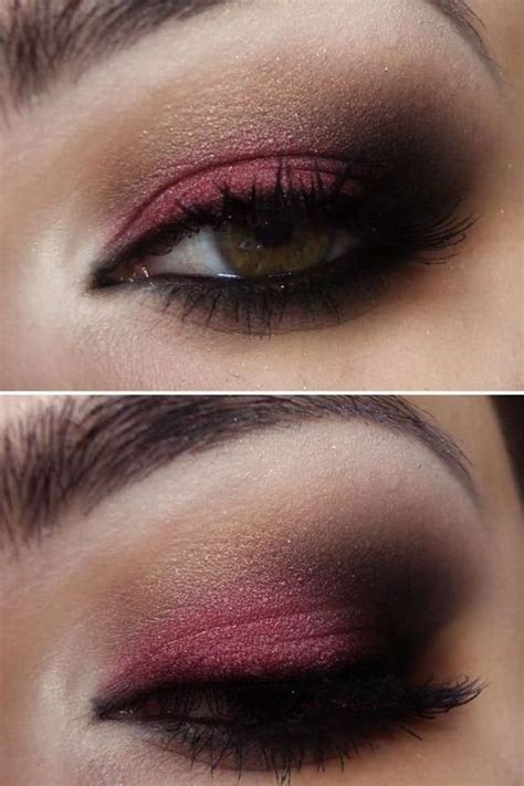 10 Photos to Help You Master the Burgundy Eyeshadow Look