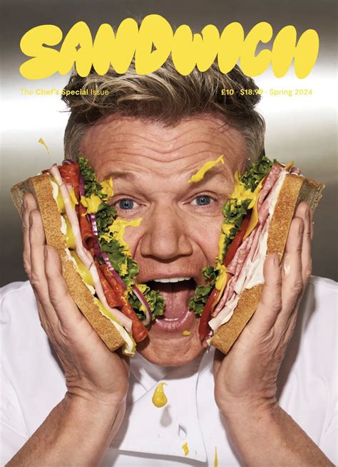 Gordon Ramsay launches new show, Idiot Sandwich, with indie mag Sandwich