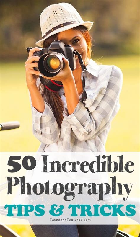 Diy Projects: 50 Incredible Photography Tips Tricks Camera tricks Camera-tricks Photography tips ...