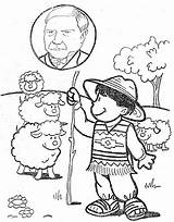 為孩子的色頁 Benito Juarez As A Child  free coloring Pages sketch template