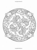 Nature Mandalas Coloring Book Pages sketch template