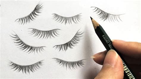 How to Draw Eyelashes like a PRO - Practice with me! - YouTube | How to draw eyelashes ...