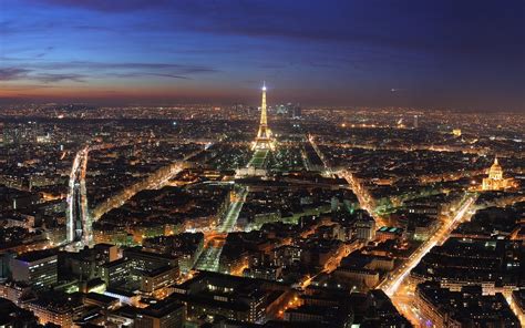 Skyline - Paris, France at night | View over Paris, at dusk,… | Flickr