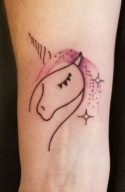 simple unicorn tattoo designs - koreangirlanimewallpaper