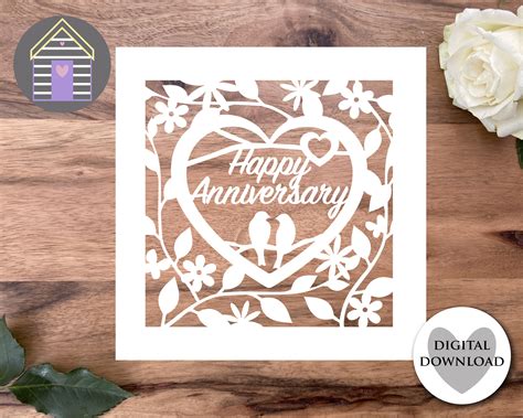 Happy Anniversary Cut File Anniversary Svg Wedding Svg Etsy | Images ...