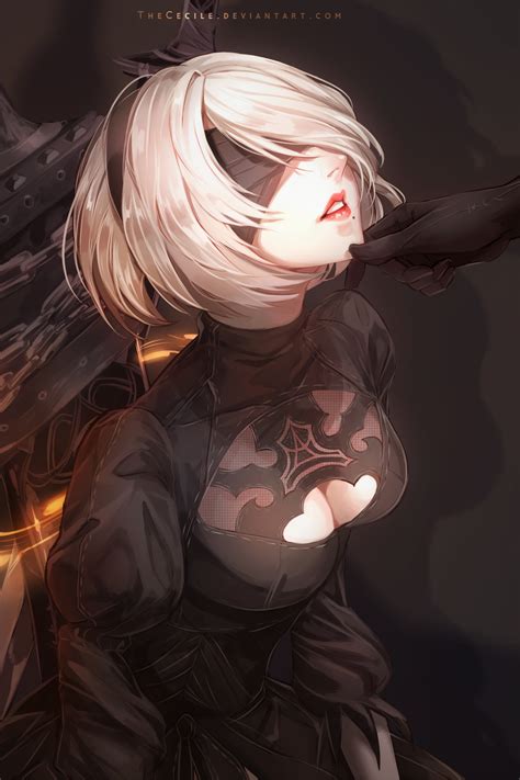 2B Fanart by TheCecile : r/nier