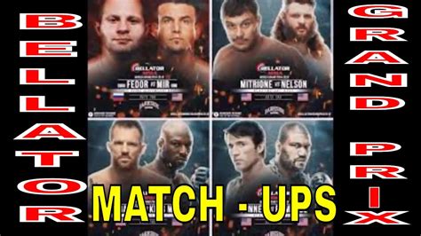 Bellator Heavyweight Grand Prix tournament match-ups - YouTube